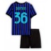 Inter Milan Matteo Darmian #36 Hjemmedraktsett Barn 2025-26 Korte ermer (+ Korte bukser)